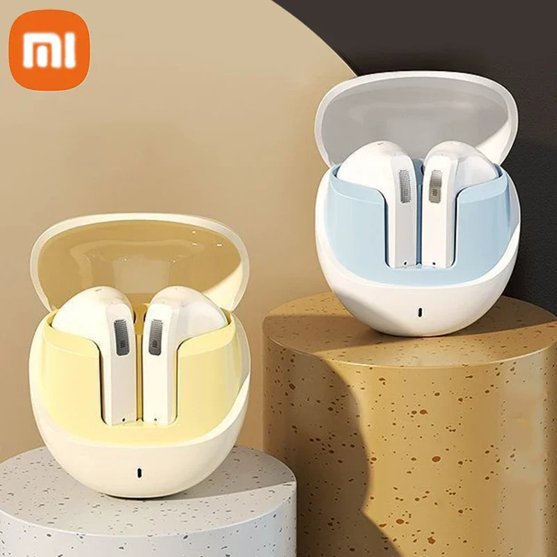 Xiaomi หูฟัง J06 TWS Hifi ของแท้, หูฟังบลูทูธเพลงลดเสียงรบกวนสำหรับ iPhone แอนดรอยด์หูฟังพ็อดไร้สาย