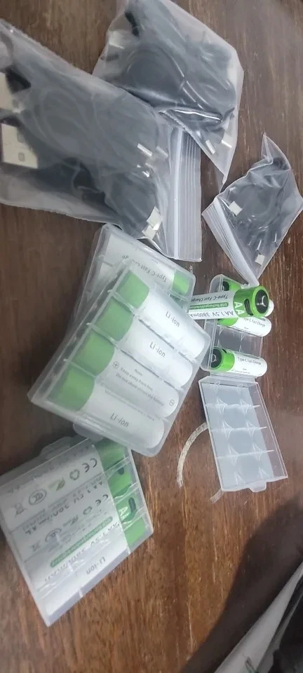 

New USB 1.5V AAA and AA Rechargeable Lithium ion Batteries 1.5V 3400mWh aa Li-ion Batteries+800mWh 1.5V aaa Li-ion Battery