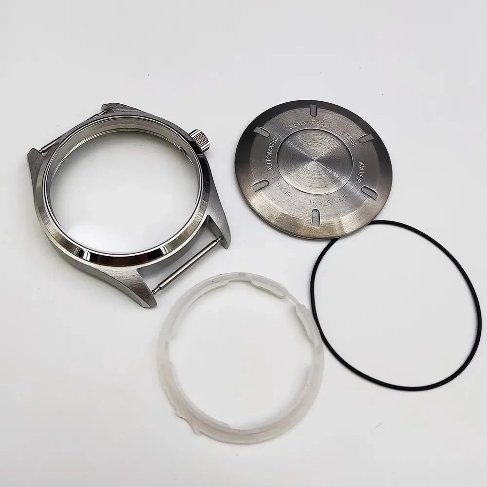 Watch Modification Accessories Mechanical Case Suitable for NH35/36 Movement Substitute Pilot 40MM Top High Stainless Steel Case