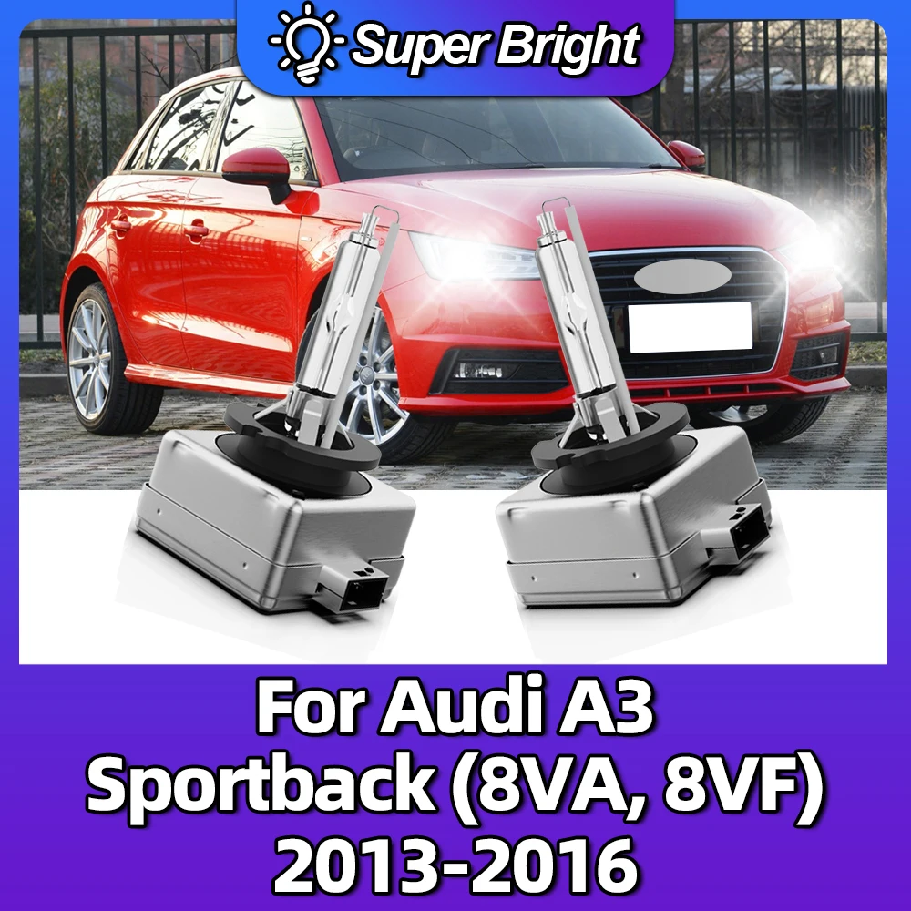 6000K High Power Light D3S HID Xenon 8000K 10000K Car Headlight 35W Lamps For Audi A3 Sportback (8VA, 8VF) 2013 2014 2015 2016