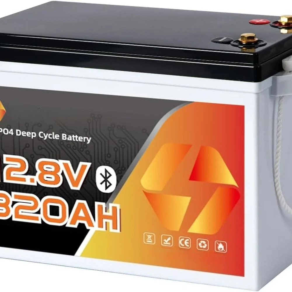 

12V 320Ah LiFePO4 Battery, 200A BMS with Bluetooth, 6000+ Deep Cycle, Low Temp Cut Off, Max 2.56kW, Customized