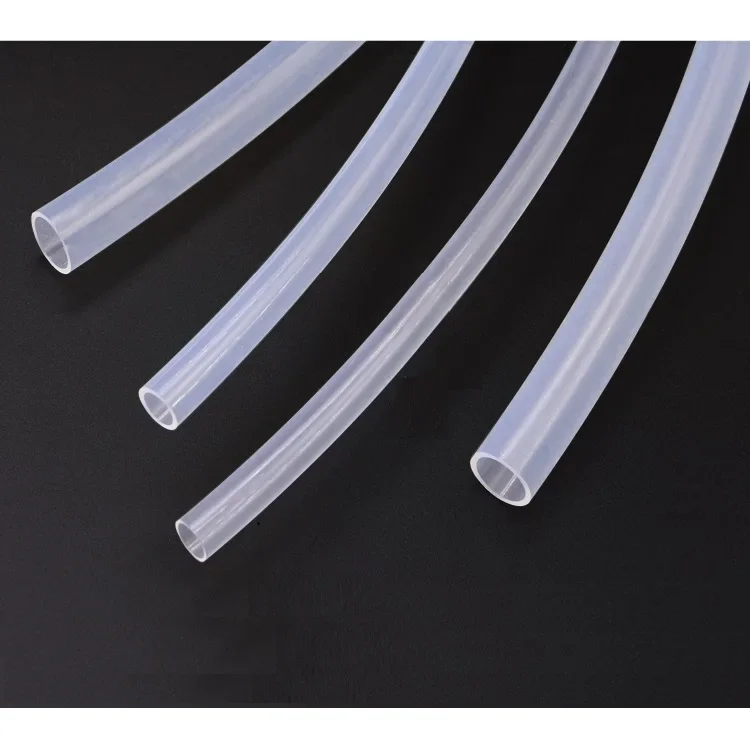 ID 4.35mm x 6.35mm OD PTFE Tube T eflon Insulated Rigid Capillary F4 Pipe High Low Temperature Resistant Transmit Hose 3KV Clear