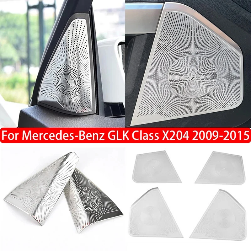 

For Mercedes-Benz GLK Class X204 2009-2015 Steel Car Door Speakers Stereo Decorate Cover Speaker Trim Cover