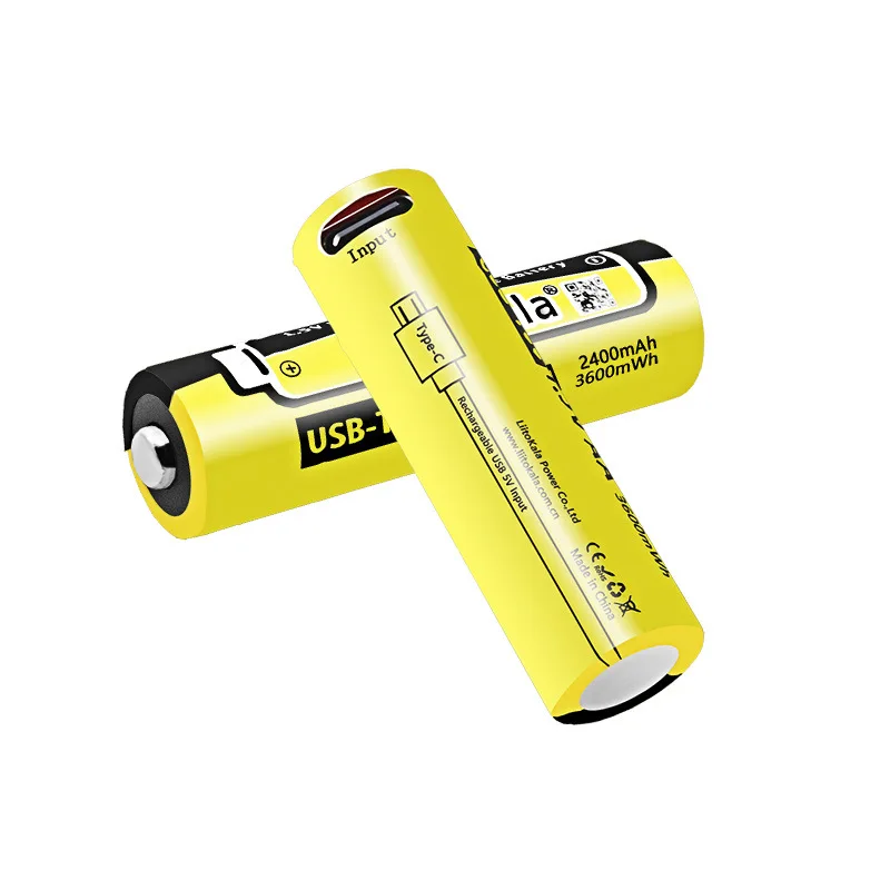 2-10 قطعة LiitoKala USB-T36 1.5 فولت AA 3600mWh قدرة عالية USB بطارية ليثيوم أيون قابلة للشحن للتحكم عن بعد ماوس لاسلكي
