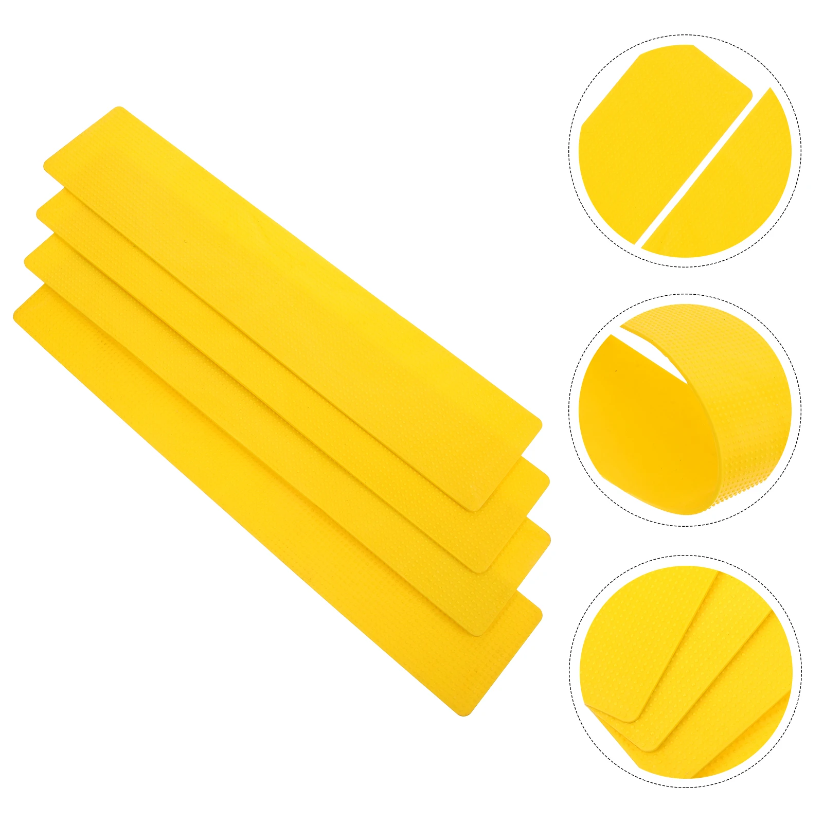 

4pcs Tennis Logo Stickers Durable TPE Reusable Gym Agility Drills Soccer Basketball Training Markers Signs Exercise