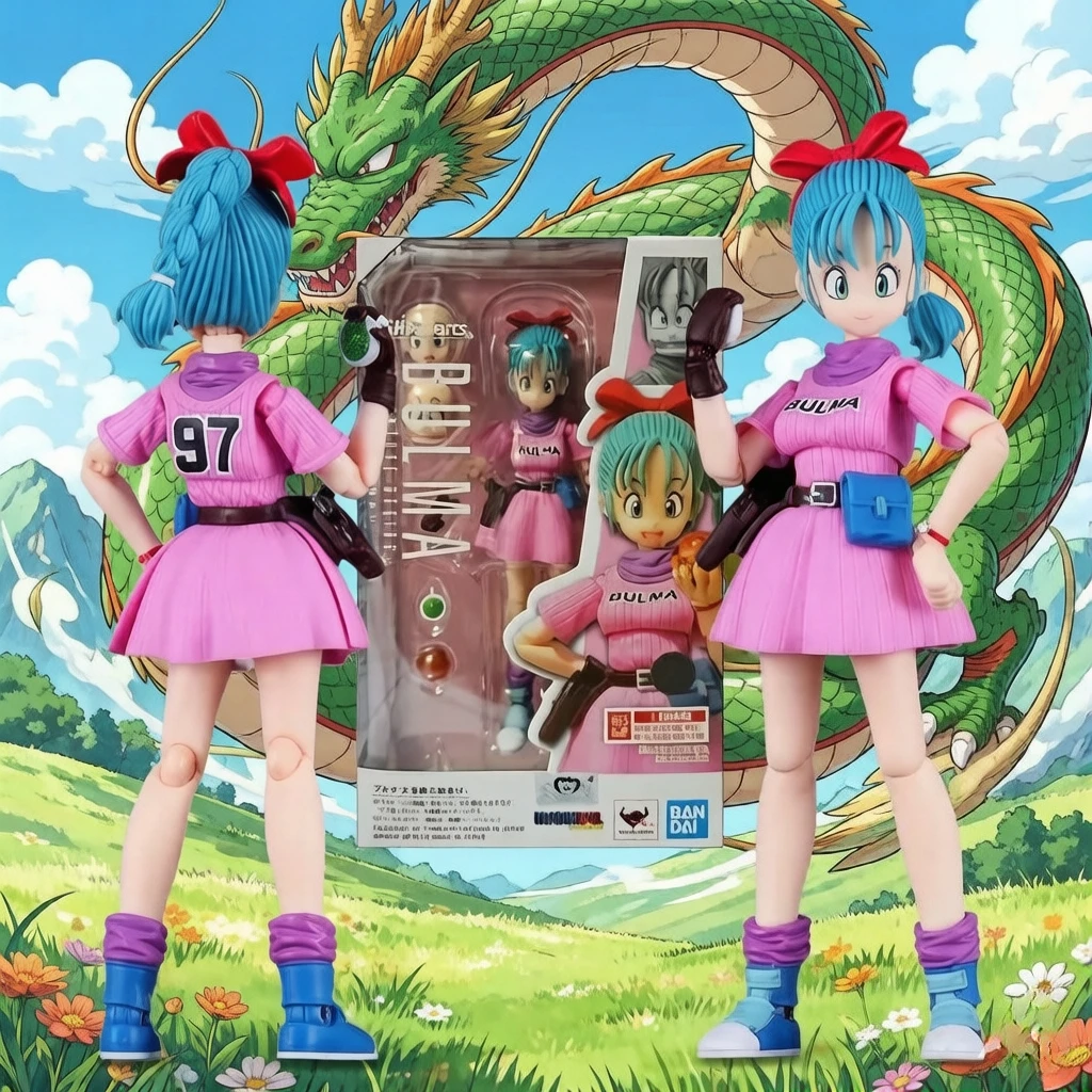 

В наличии: Оригинальный сборный набор Bandai Dragon Ball SHF Bulma Adventure Begins – Коллекционная фигурка из аниме, готовая модель, игрушка, подарок
