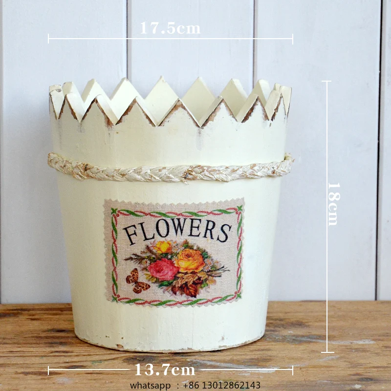 

Старые ведро для цветов из цельного дерева, круглый садовый бревенчатый подвесной горшок, устройство для цветов