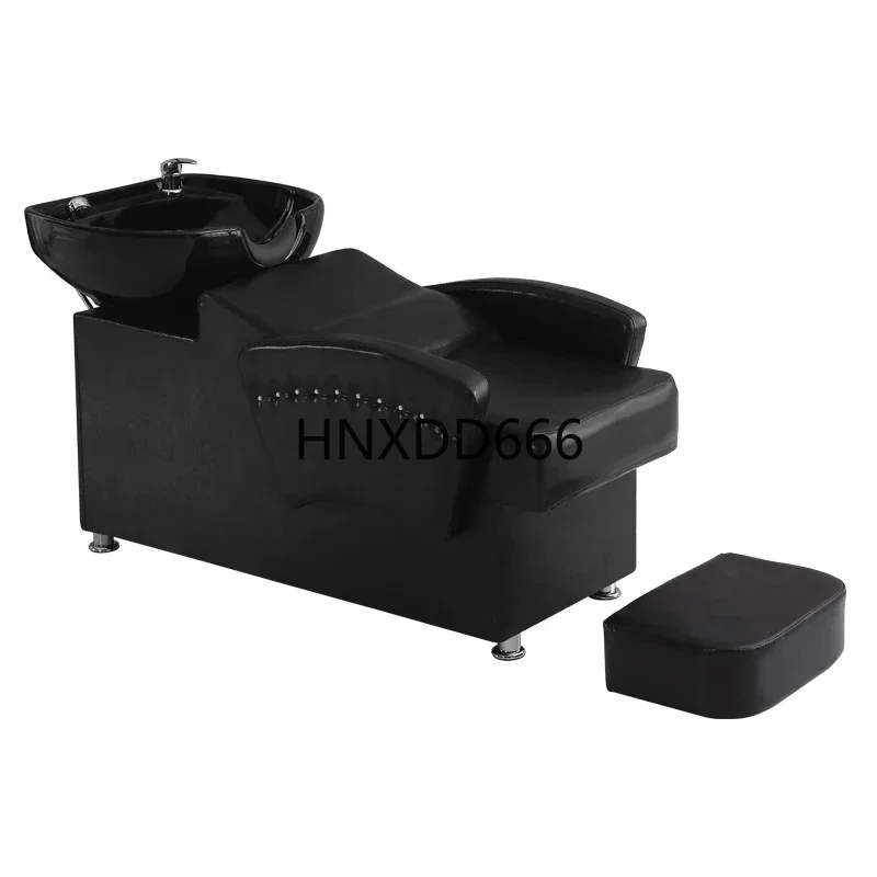 

Professional Pedicure Spa Chair with Wash Basin for Beauty Salons and Hair Therapy, Thai Shampoo Bed