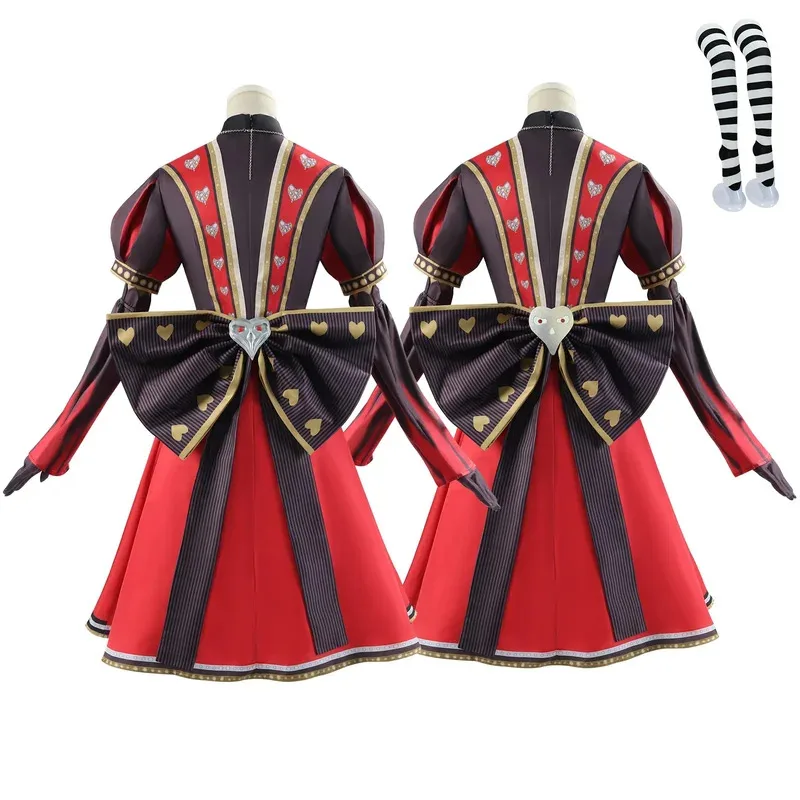 أنيمي فيلم أليس فستان الأميرة تأثيري حلي الجنون يعود للنساء كوس فستان الأميرة خادمة كرنفال فستان الحفلات الدعائم