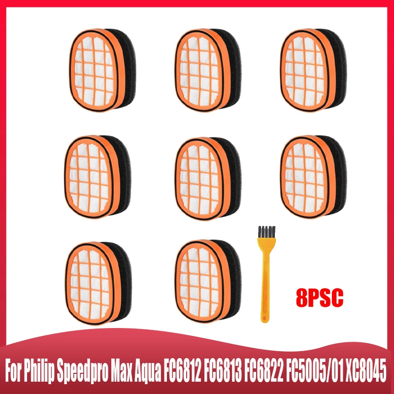 Para Philip Speedpro Max Aqua FC6812 FC6813 FC6822 FC5005/01 XC8045 aspiradora filtros Hepa piezas de repuesto