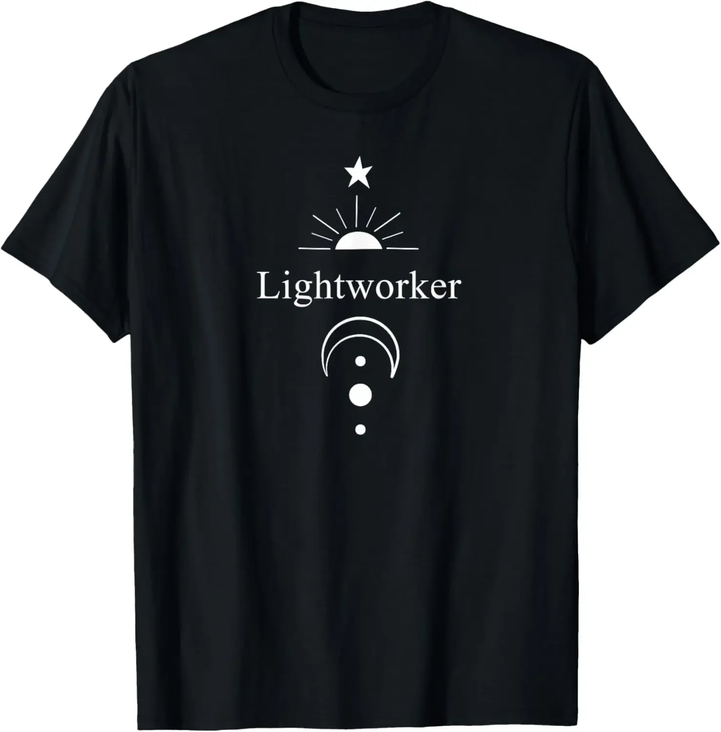 Lightworker Reiki Energy Healing New Age Meditate Yoga T-Shirt Graphic T Shirts Vintage T Shir Camisas Streetwear