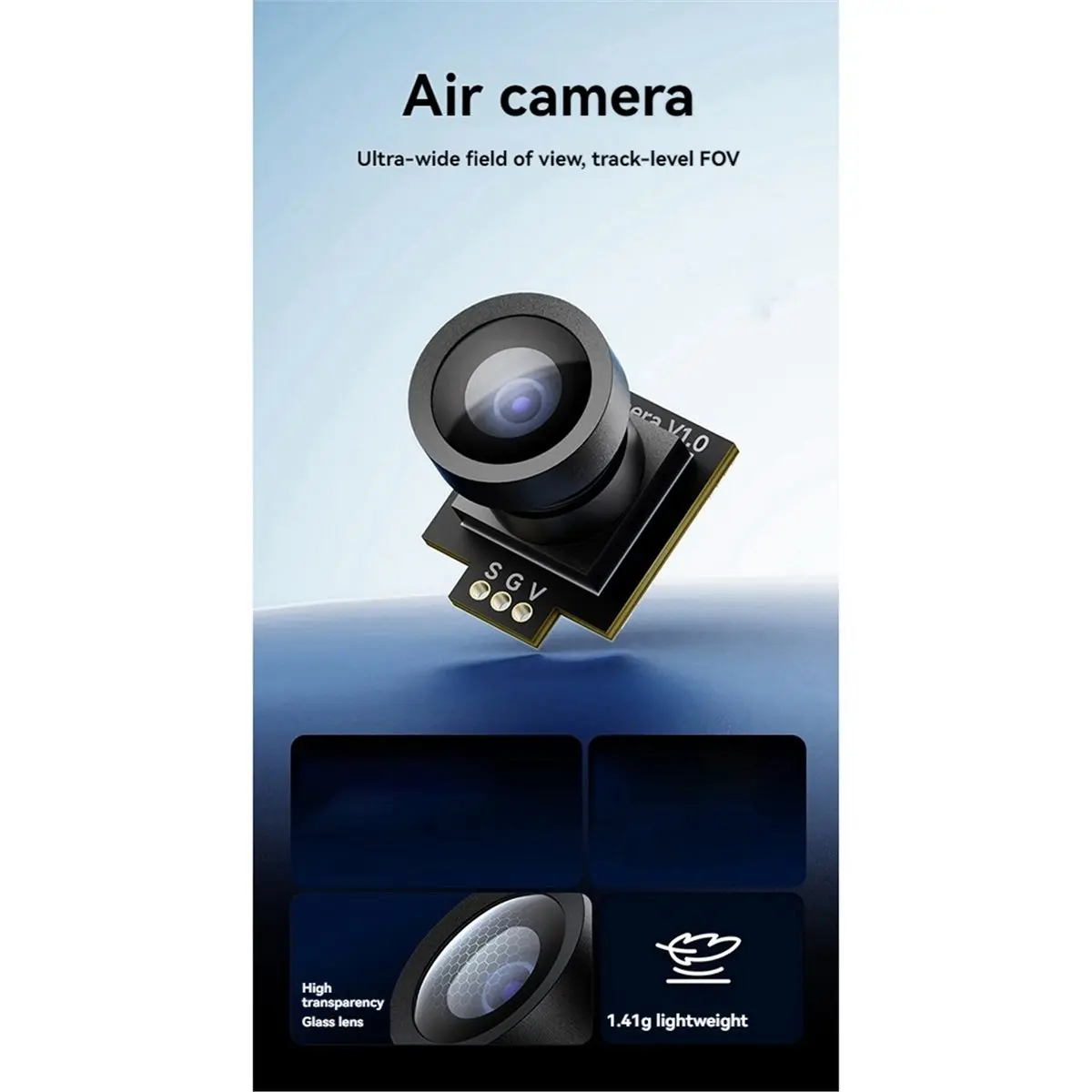 newA10R Air Camera 600TVL CMOS Sensor 4:3 141° FOV FPV Camera for Racing Freestyle
