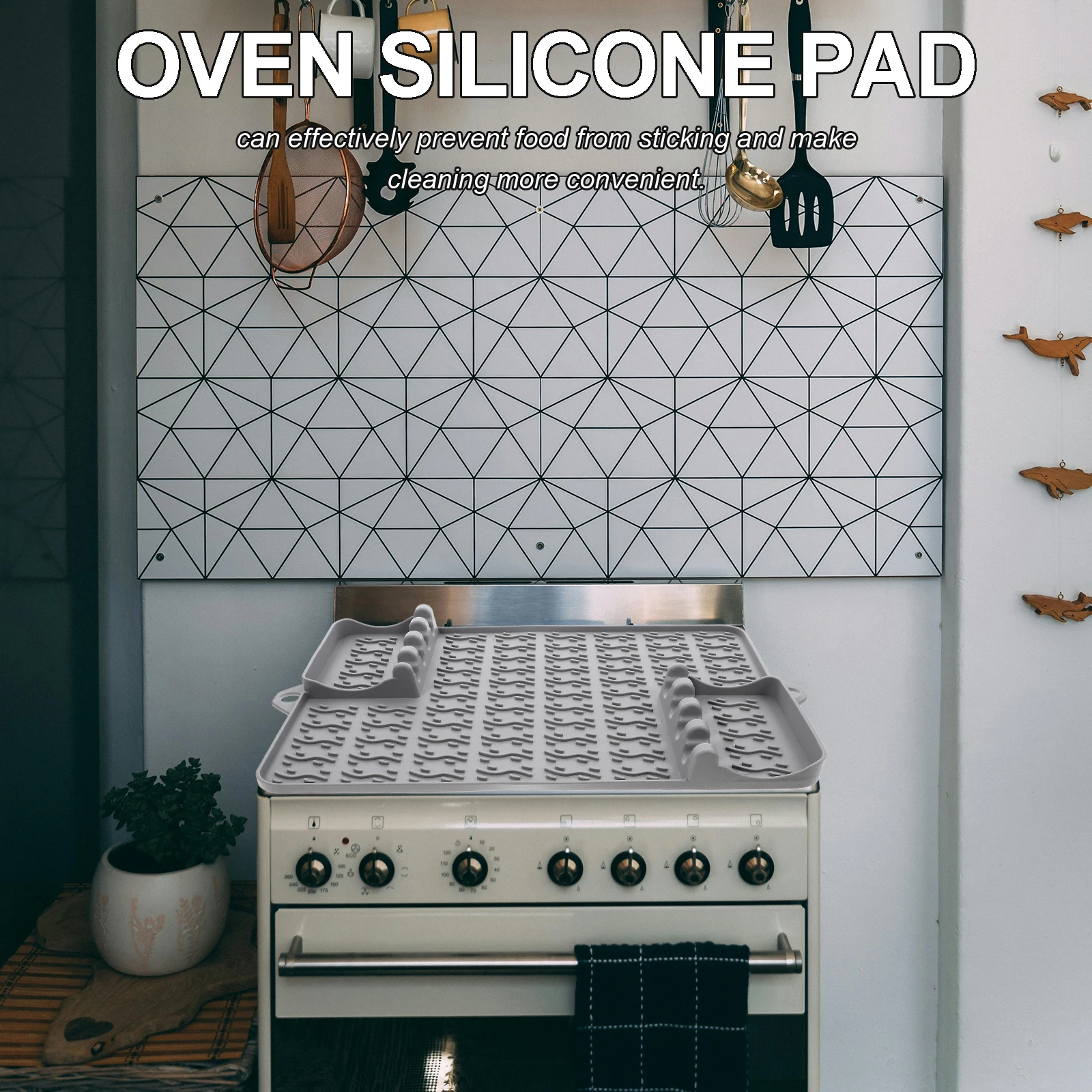 

Silicone Cleaning Pad BBQ Grill Mat Non Slip Surface Compact Storage Grilling Accessories Molds Spatula Holder Kitchen