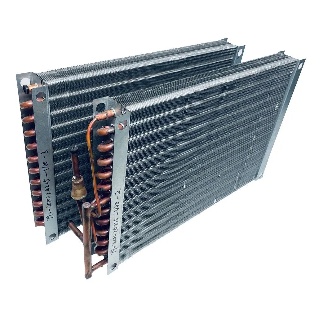 Water Cooled Copper Tube Aluminum Fin Condenser for Refrigerator Cabinet Cooling DIY AC Radiator