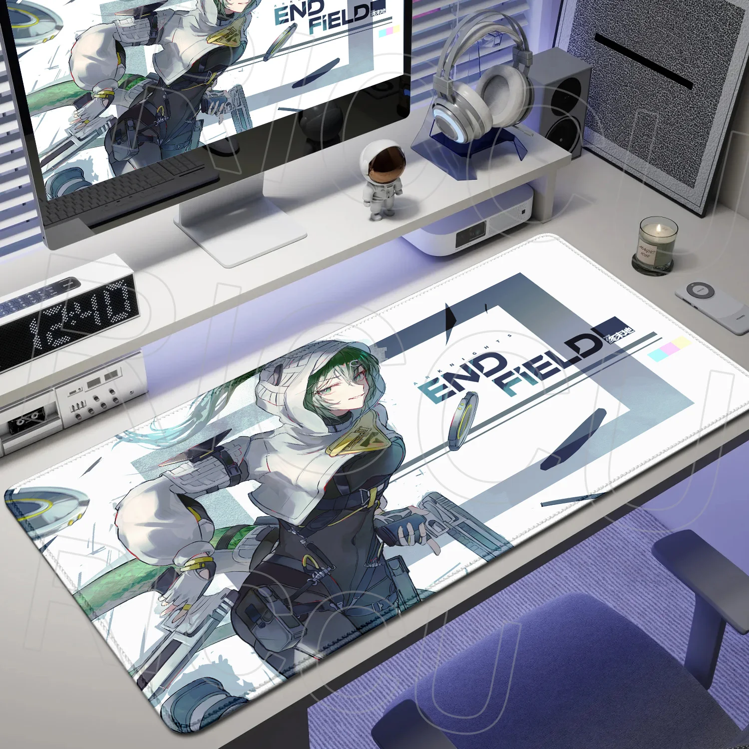 XXL Anime girl Fluorite Arknights Endfield Mouse Pad Game Non-slip Rubber Gaming Large Mousepad Desktop PC accessories Desk Mat