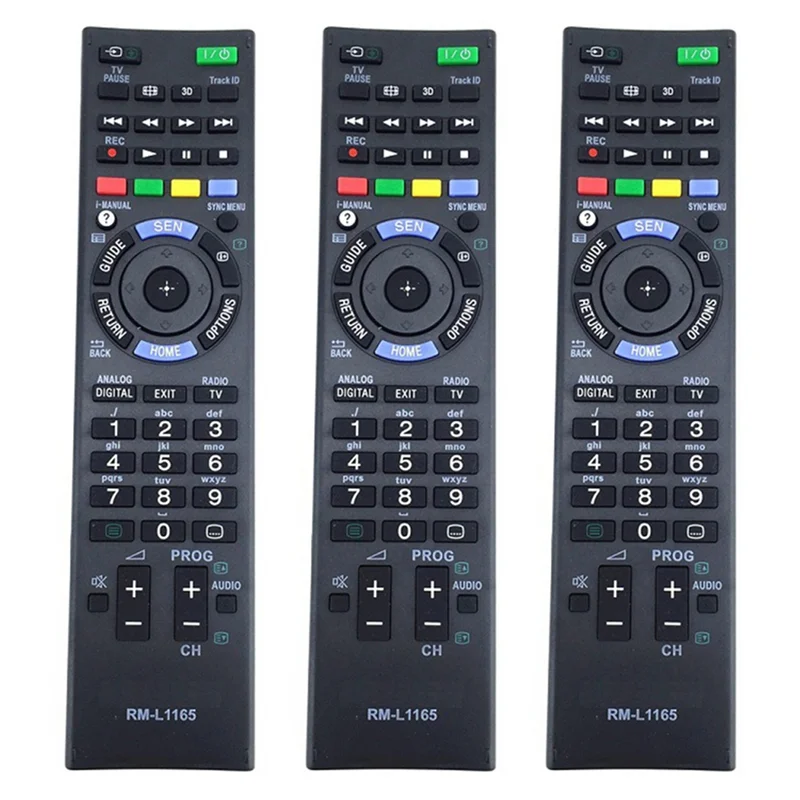 

【Горячая продажа】3X сменный пульт дистанционного управления RM-L1165 SMART TV для универсального телевизора SONY