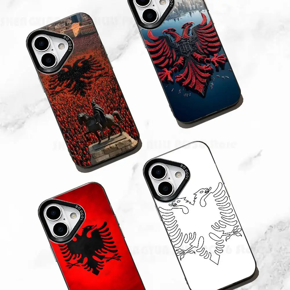 

Albanian Flag Phone Case For IPhone 17 16e 16 15 14 13 12 11 Pro Max X XR XS MAX Back Cover