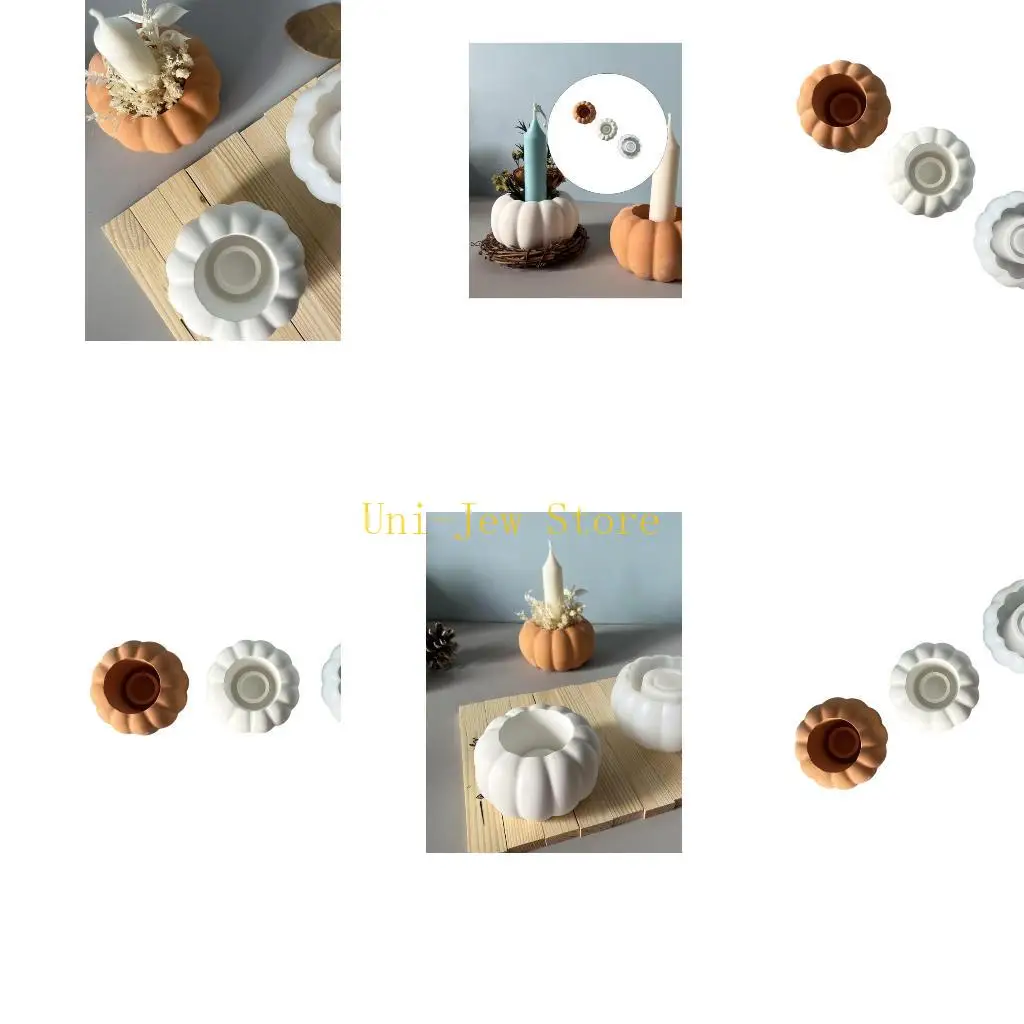 

40 ГБ Хэллоуин тыквенная свеча силиконовая плесень.