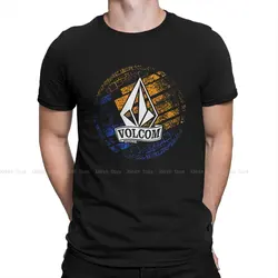 Volcom Cool T-Shirt for Men Volcom Leisure Pure Cotton Tees Crewneck Short Sleeve T Shirts Unique Tops