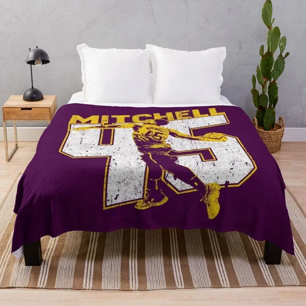 

Donovan Mitchell Throw Blanket Faux Fur Soft Warm Blanket for Bed