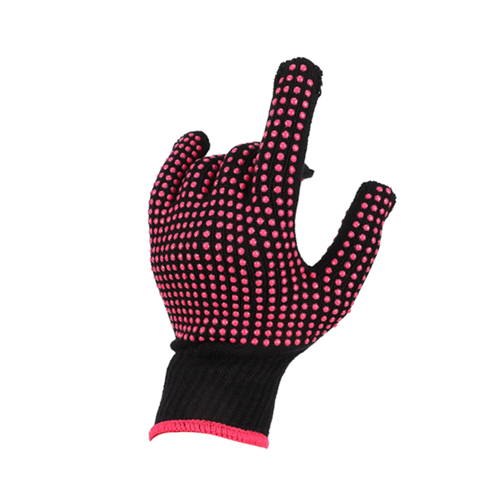 Piastra per capelli a doppia faccia pinza per arricciare i capelli guanti per dita resistenti al calore per parrucchieri strumenti per parrucchieri guanti per Barbecue all'aperto