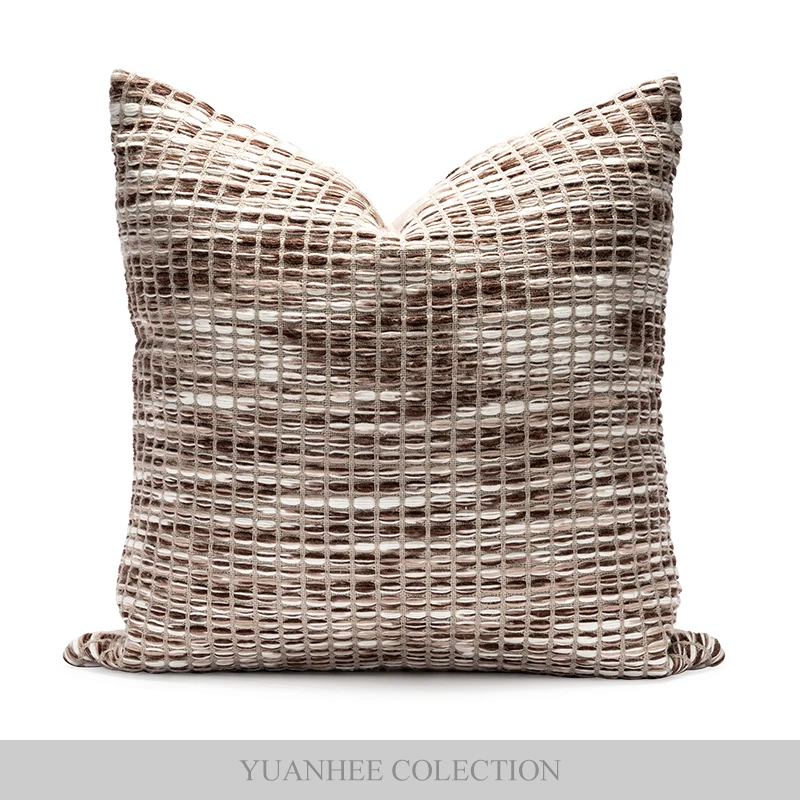 

Декоративная квадратная наволочка для дивана серии Mat Series, из полиэстера, для демонстрационного зала, мягкая декоративная подушка-подкладка для дома