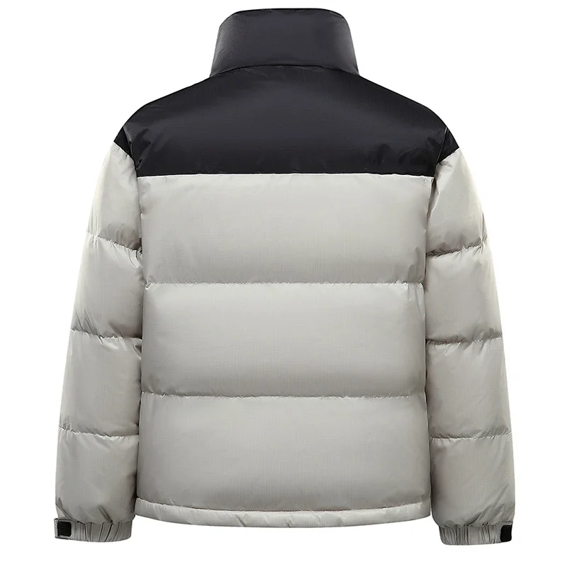 Down Jacket Men's Loose Warm Splicing Colour Cotton Coats Winter OutdoorThicken Parkra for Male