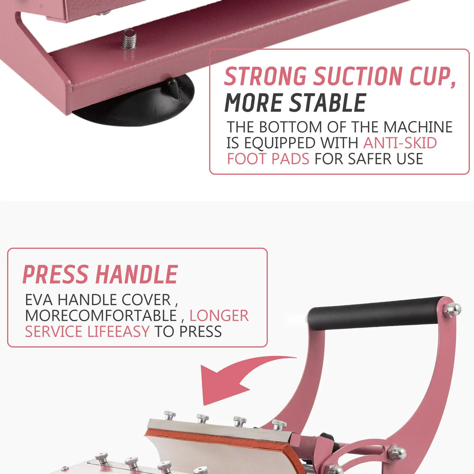 Pink Tumbler Mug Heat Press Machine 16-20-30OZ Sublimation Straight Skinny Cup