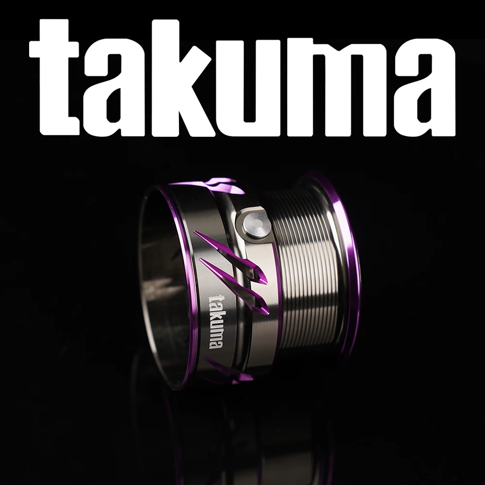 Takuma Lingxi CNC Aluminum Alloy Spare Spool - Fits 1000S/2000S/3000S Spinning Reel, Smooth Line Release Fishing Accessory