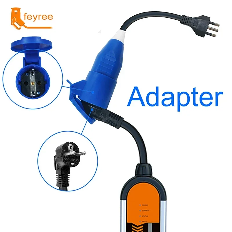 3.5kw EV Charger adapter 1Phase Electric Car Charger Type2 16A IEC62196-2 Charging Cable  Electric Car  Adapter