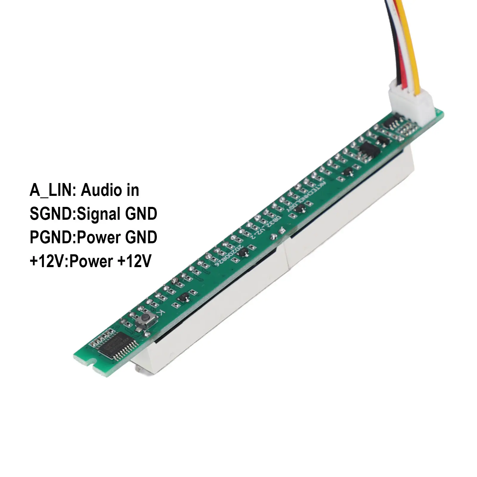 32 LED Bar Array Music Sound Audio Display Analyzer Level Indicator For Vu Meter Module With For Agc Mode For DIY Electronics