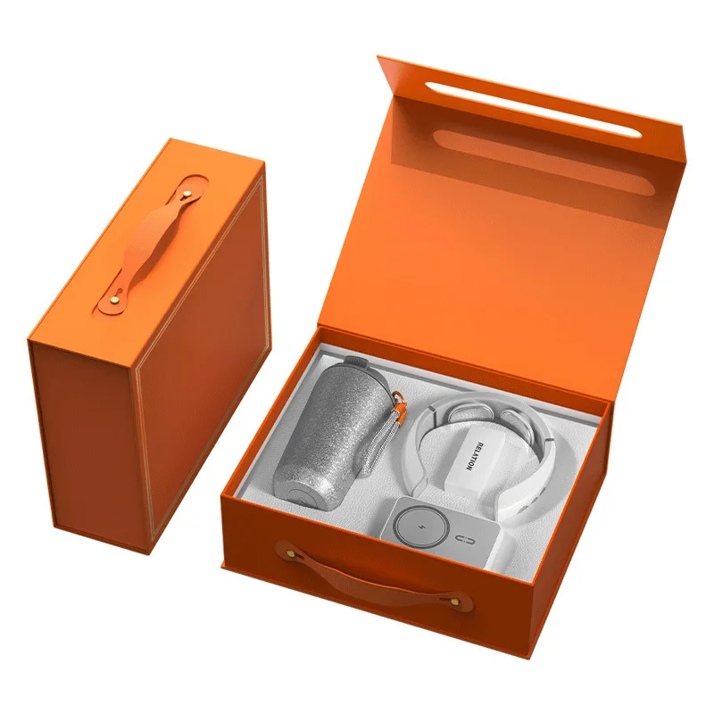 

High-end business gift set, titanium cup gift, high-end titanium-covered coffee cup gift, practical for customers