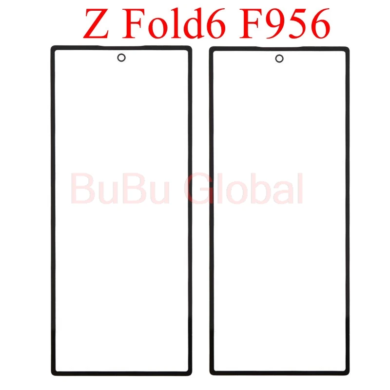 

2x For Samsung Galaxy Z Fold6 F956 Outer Glass Replacement LCD/Touch Screen Front Glass Lens Cover Smartphone Repair Parts