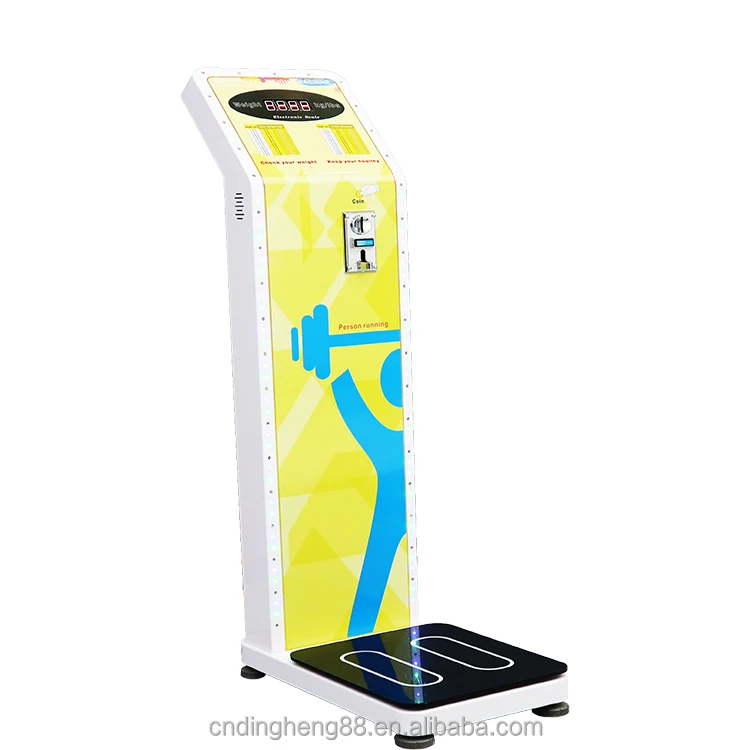 

Weighing Scale Coin-operated 500 kg Voice Broadcast Accurate Weight Scale Optional Coin Operation