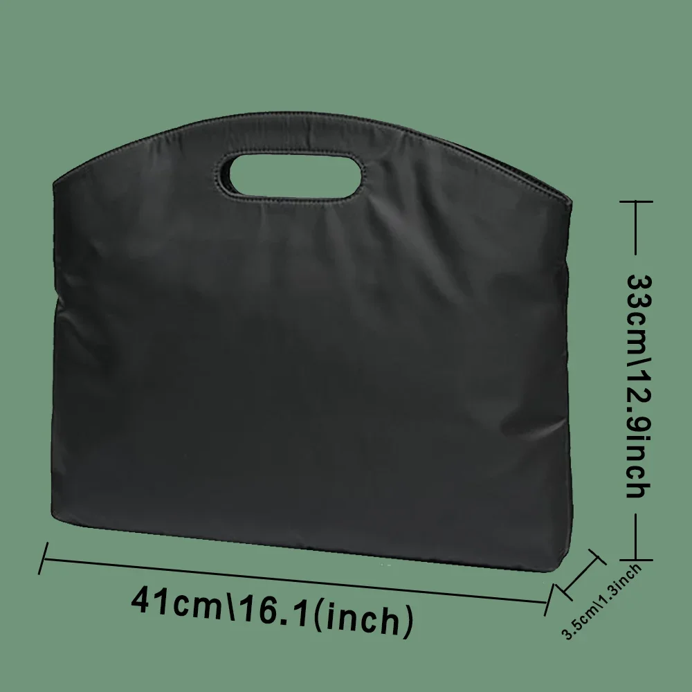 2026 Portable Women Men's Document Bags Handbag Briefcase Business Pouch Love Print Office Worker Notebooks Organize Accessories