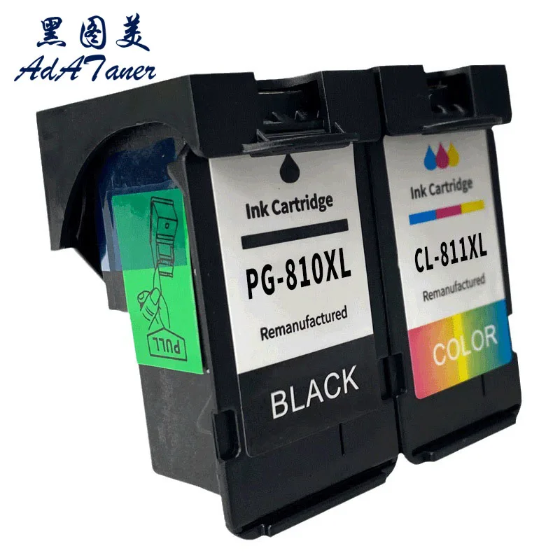 PG810 PG 810 PG-810 CL811 CL 811 CL-811 CL811XL Black Remanufactured  Ink Cartridge For Canon PIXMA MP258 268 276 338 486 IP2770