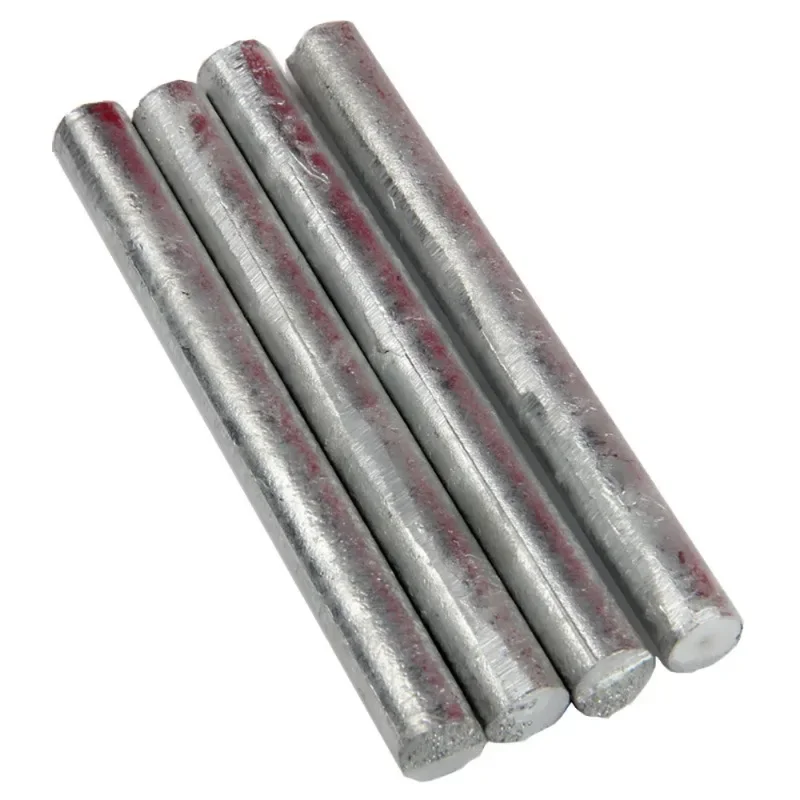 Dia 3-30mm 99.9% Purity Zinc Rods Solid Round Bar Length 100mm 300mm Anode Electroplating Marine Anticorrosive Experimental