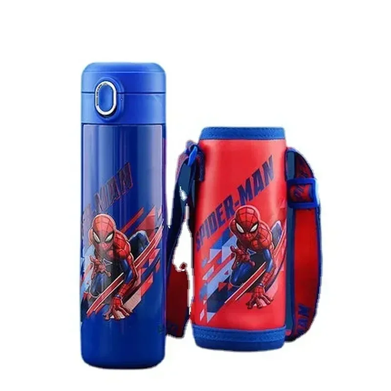 Nowy kubek dziecięcy Disney Frozen Princess Elsa Marvel Comics Spider-Man Direct Drinking Straw Style z pudełkiem na prezenty 316, materiał