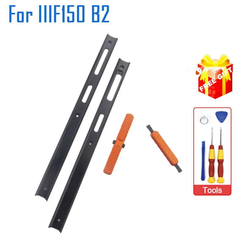 New Original IIIF150 B2 Left Right Decoration Parts Sidebar Middle Frame With Volume SOS Button Accessories For IIIF150 B2 Phone