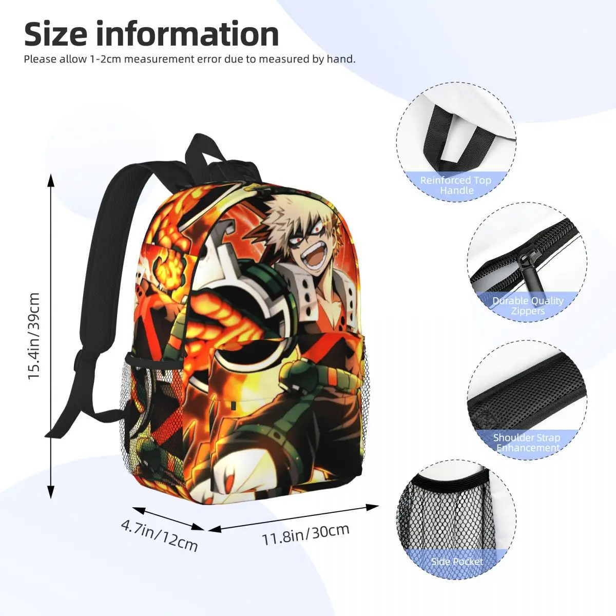Mochila My Hero Academia, gran oferta, mochila de gran capacidad para niños y niñas, mochilas de hombro para hombres, mujeres y niños, bolso escolar