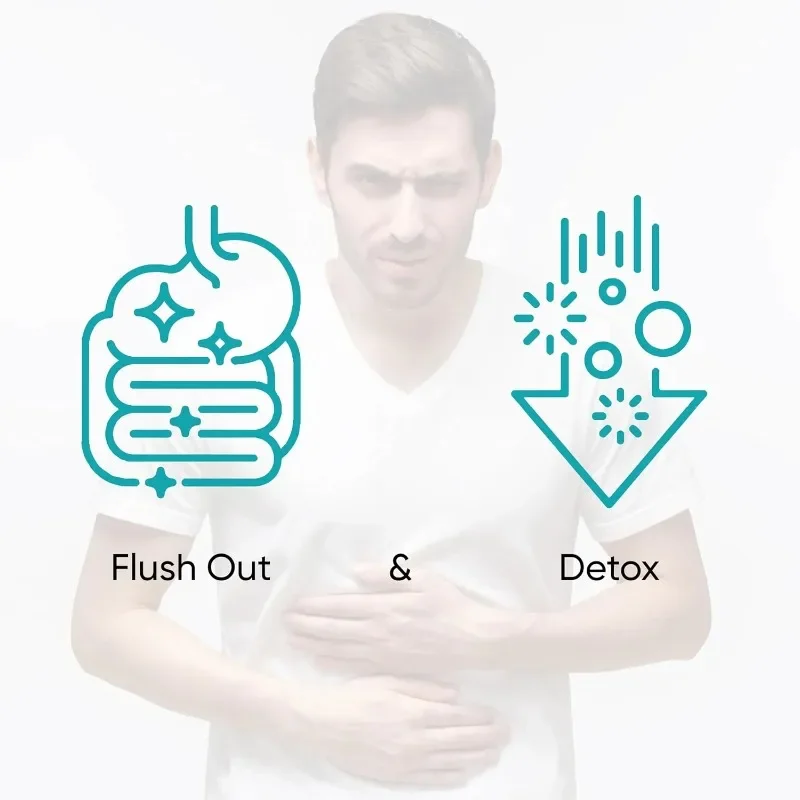 تنظيف وإزالة السموم لمدة 15 يومًا - صحة الأمعاء وإزالة سموم القولون، يساعد على تخفيف الانتفاخ وحركات الأمعاء العادية