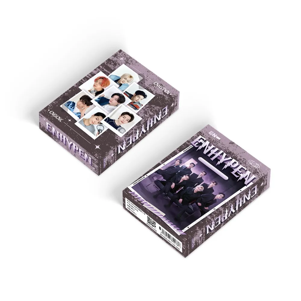 55PCS New ENHYPEN Music Male Band HEESEUNG JAY JAKE SUNGHOON JUNGWON NI-KI Album Postcard Cards