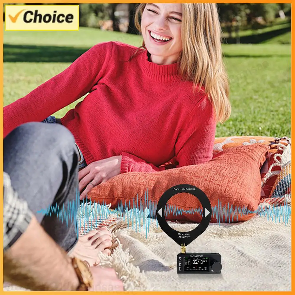 

Радиоприемник AMNVOLT V4 ATS MINI с усилителем для наушников, портативный AM/FM-радиоприемник с 1,9-дюймовым IPS-экраном для прогулок, походов и кемпинга