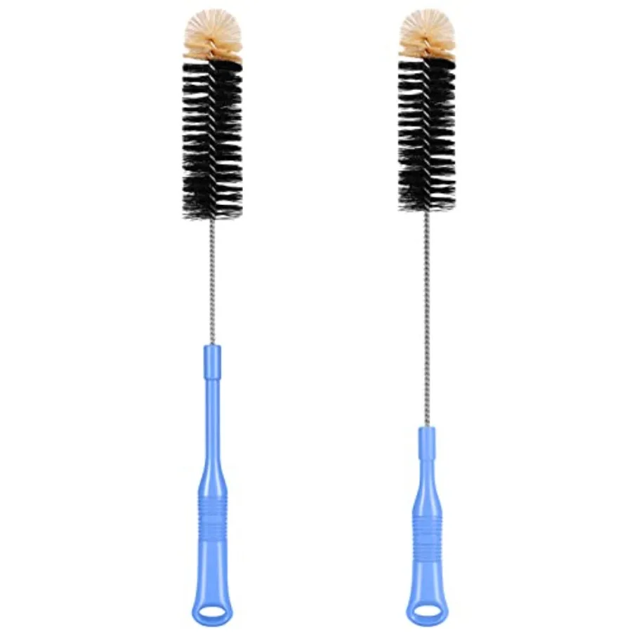 Bottle Cleaning Brush, 17 Inches Extra Long Handle Water Bottle Brush, Flexible Bendable Cleaner for Washing Narrow Neck Bottle