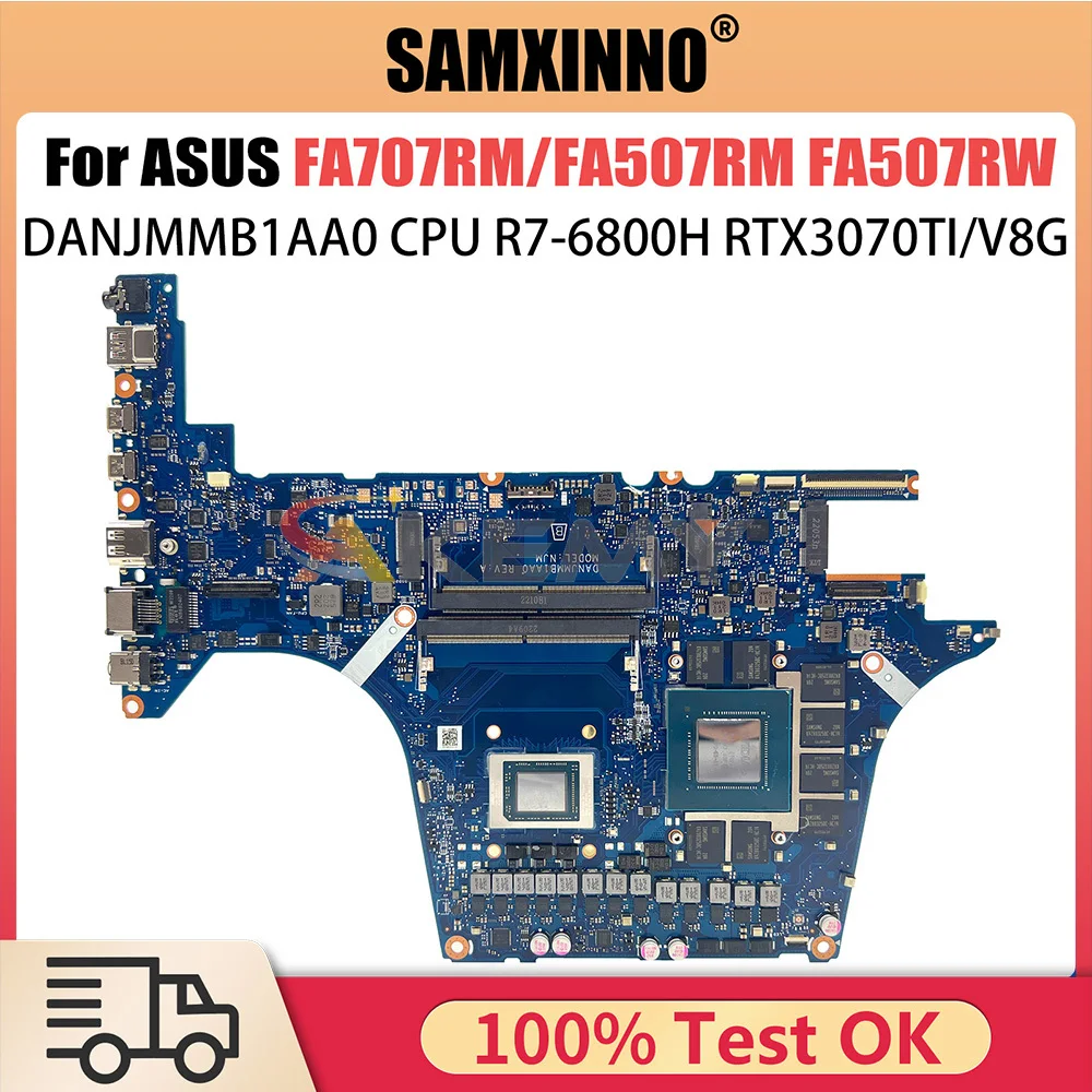 

Laptop Motherboard For ASUS FX507R FA507RW FA507RM FA507RC FA507RE FA507RR FX707R FA707RW FA707RM FA707RC FA707RE FA707RR V8G