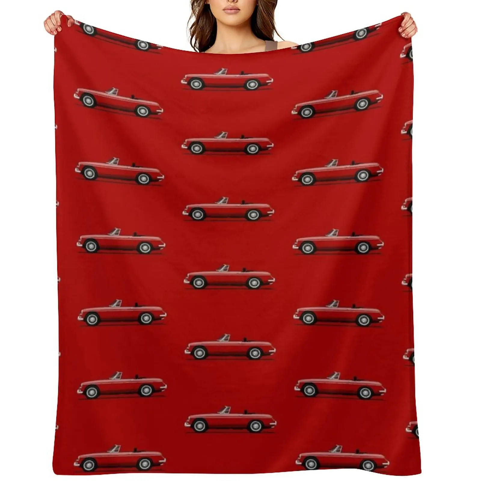 

My drawing of the transparent MGB Roadster Throw Blanket For Baby for babies Luxury St valentine gift ideas Blankets