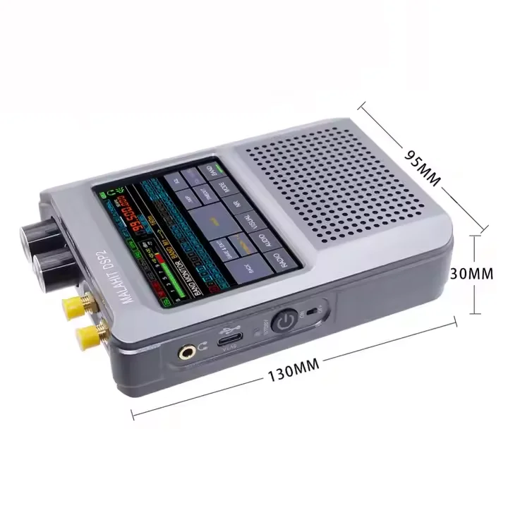 Malahit DSP2 SDR รับวิทยุ 10 kHz-380 MHz คลื่นสั้น 5000 mAh 3.5 Touch รับหน้าจอ DDC DUC ทั้งหมดโหมด