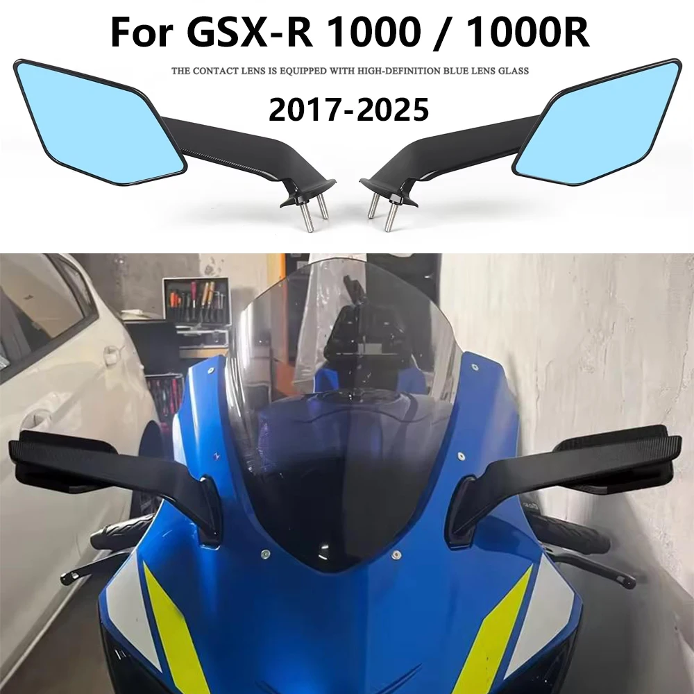 Neuer Rückspiegel für Motorrad Suzuki GSX-R 1000 GSX-R1000 R GSXR 1000 2019-2025 Windflügel Verstellbarer Rückspiegel