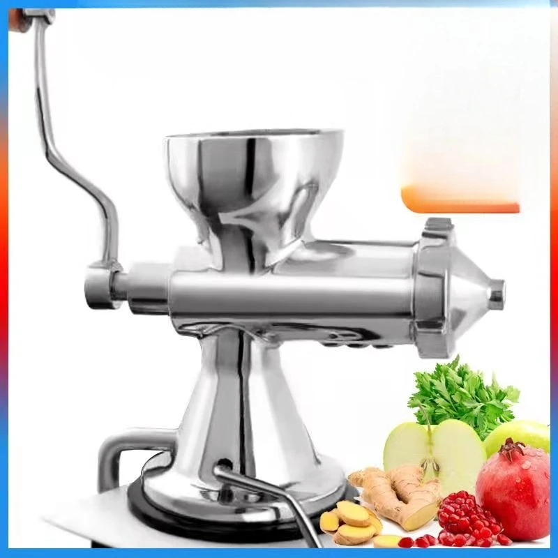 

304 stainless steel manual juicer hand crank wheat grass pomegranate vegetable wheat seedlings