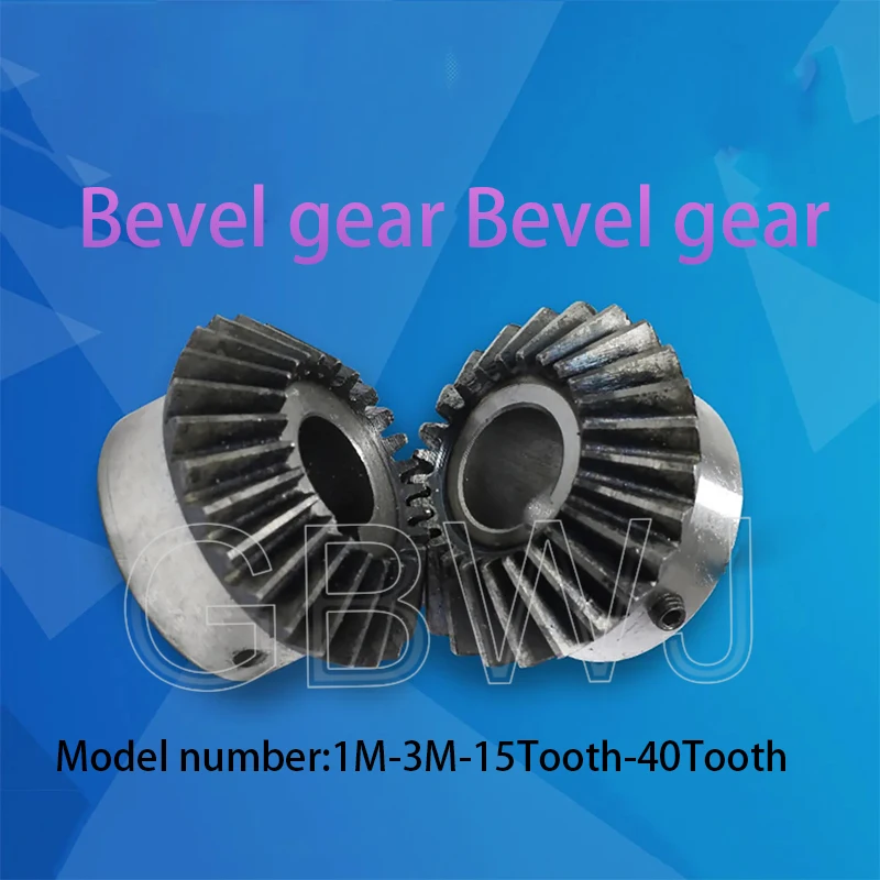 

1Pcs 1m-3m 25t Umbrella Gear Inner Hole 15/16/18/19/20/22/2325/35/40 Mm Gear 90 Degree Meshing Angle Steel Gear Screw Hole M5